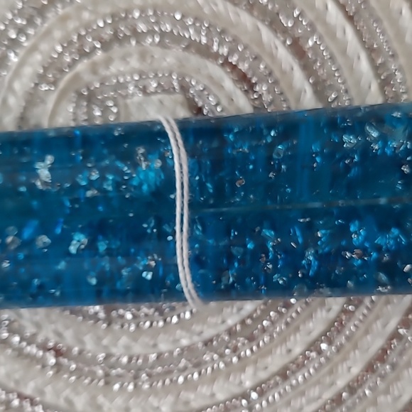 Lucite blue candles - Picture 4 of 5